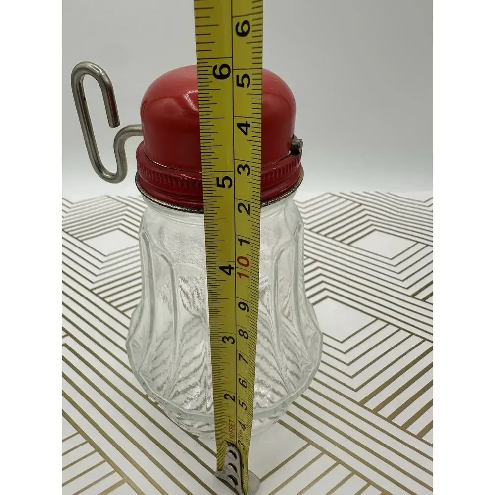 VTG Federal Turn Key Nut Meat Grinder Red Lid & Top Kitchen Farm Decor